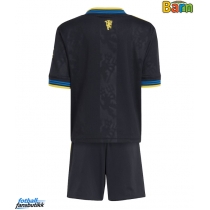 Manchester United Tredjedraktsett Barn 2025-26 Kortermet (+ Korte bukser)